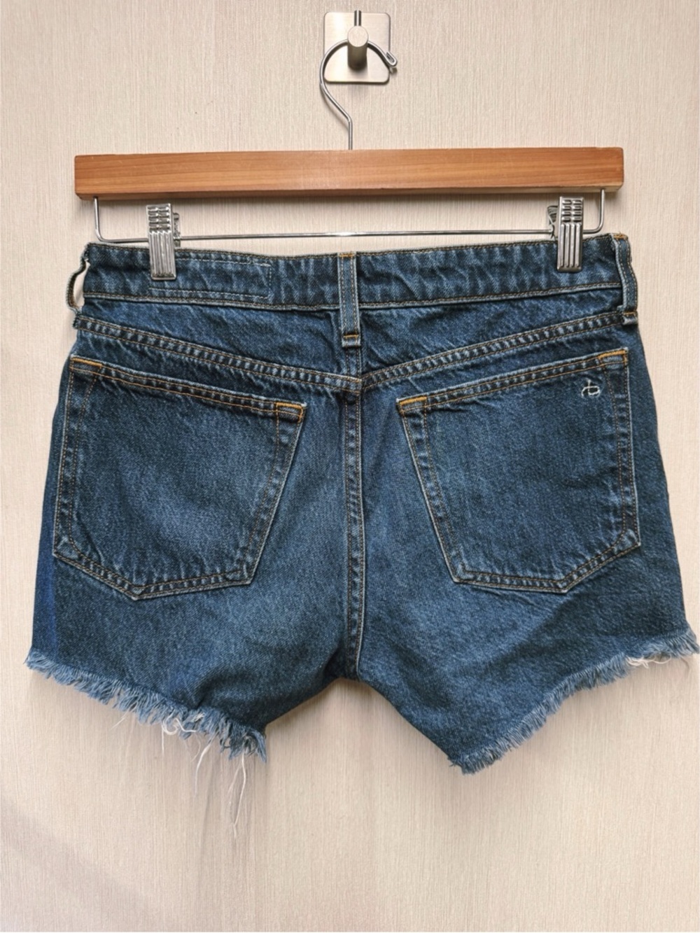 RAG & BONE Dre Low-Rise Denim Shorts, Size 25 - Picture 5 of 10